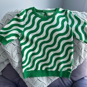 New last spring never washed, worn maybe twice, green and white,